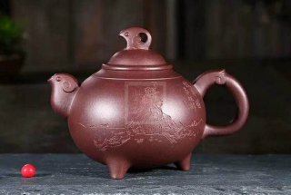 《三陽開泰》宜興紫砂壺助理工藝美術(shù)師手工底槽青 《三陽開泰》宜興紫砂壺助理工藝美術(shù)師手工底槽青