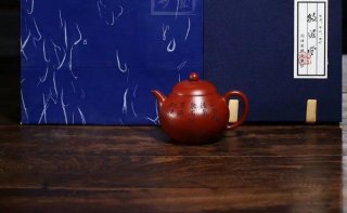 《清風》宜興老師工藝美術師手工紫砂壺茶具大紅袍 《清風》宜興老師工藝美術師手工紫砂壺茶具大紅袍