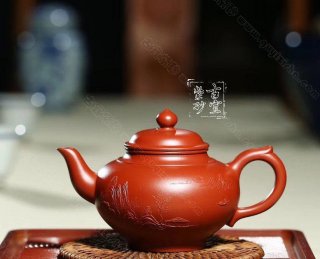 《山水笑櫻(泥繪)》 《山水笑櫻(泥繪)》