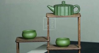 《龍把葵菱》宜興紫砂壺壺老師珍稀民國綠助理工藝美術師手工茶壺 《龍把葵菱》宜興紫砂壺壺老師珍稀民國綠助理工藝美術師手工茶壺