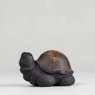 《仰頭龜》宜興紫砂壺全純手工紫泥茶壺 《仰頭龜》宜興紫砂壺全純手工紫泥茶壺