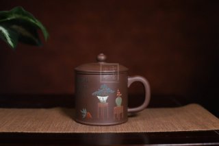 《蓋杯》宜興紫砂壺全手工泡茶壺民間藝人大師紫泥蓋杯 《蓋杯》宜興紫砂壺全手工泡茶壺民間藝人大師紫泥蓋杯