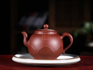 《綻放》宜興紫砂壺宮燈紫砂泡茶壺底槽青手工高級(jí)工藝美術(shù)師紫砂茶具 《綻放》宜興紫砂壺宮燈紫砂泡茶壺底槽青手工高級(jí)工藝美術(shù)師紫砂茶具